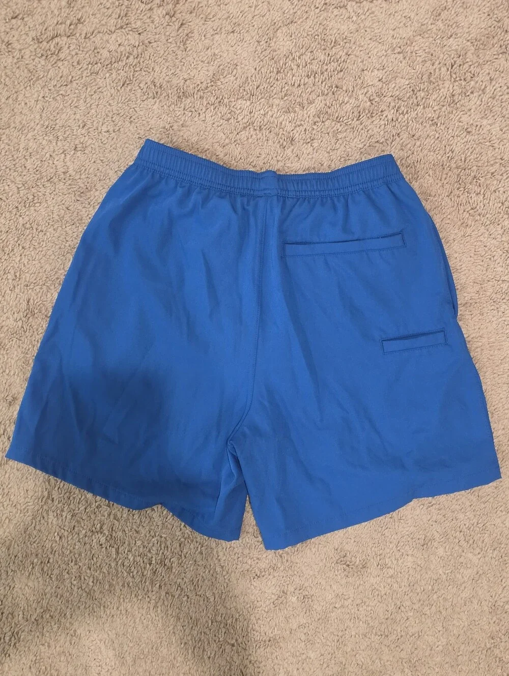 Huk Men's Royal Blue Swim Trunks with White Drawstring